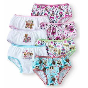 Handcraft Girls Underwear Cartoon-Print 7-Pack LOL Surprise Girls Size 4  NWT